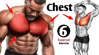 6 Massive Pump Superset Chest Workout At Gym  THE GYM [upl. by Mccomb709]