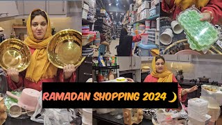 Ramadan shopping 2024🌙 Pre Ramadan shopping Boht soch k achi chezen li [upl. by Grunenwald424]