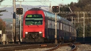 modernisierter Doppelstöcker DPZ Plus Erneuerungsprogramm LION SBahn Zürich mit Behinderten WC [upl. by Drawde]