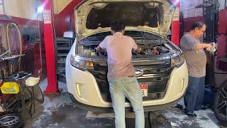 fordedge2015changebrakepadsfronttransoilal madar auto repair workshop AmadoPurugan [upl. by Einegue931]