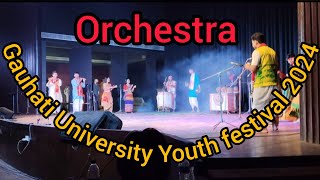 Gauhati University Youth festival 2024 Orchestra ✅  Prakash Rajbongshi [upl. by Ahsienal]