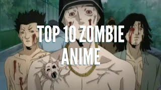 Top 10 Best Zombie Anime 60fps [upl. by Anuska516]