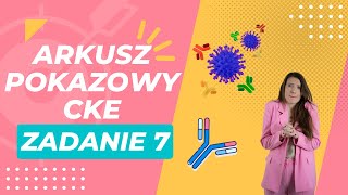 Arkusz pokazowy CKE Marzec 2022  Zadanie 7 IMMUNOLOGIA [upl. by Remmus]