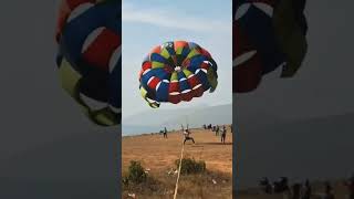 Silu land Parasailing at Deomali koraput [upl. by Iveson72]