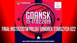 Finał Mistrzostw Polski Juniorek Starszych u22 Gdańsk 13 lutego 2019 [upl. by Estell987]