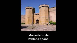 Monasterio de Poblet España [upl. by Yarrum]