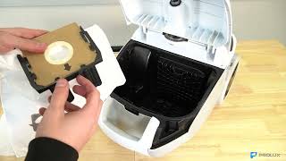 Prolux Tritan  How to change bag and filters [upl. by Haye]