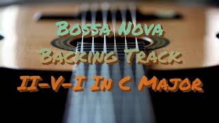 Bossa Nova Backing Track In C Major  IIV I [upl. by Anul]