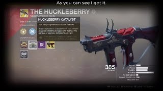 The Huckleberry Catalyst in Destiny 2 [upl. by Friedrick]