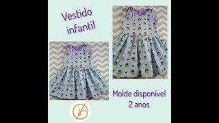 Vestido infantil fácil [upl. by Liauqram]