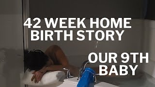 Home Birth 9th Baby  7th Home Birth  42 Week Home Birth [upl. by Arbmat463]