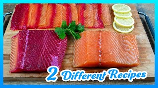 Beetroot cured salmon recipe 2 Different Recipes 🐟🐟 [upl. by Noseaj]