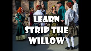 Learn how to dance Celtic Ceilidh Strip the Willow Dance Tutorial brave [upl. by Eidak]