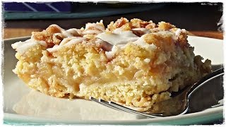 Saftiger APFELKUCHEN mit STREUSEL  Blechkuchen [upl. by Garnet]