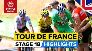 Vingegaard amp Van Aert Bury Pogačar On Hautacam  Tour De France 2022 Stage 18 Highlights [upl. by Anaeel700]