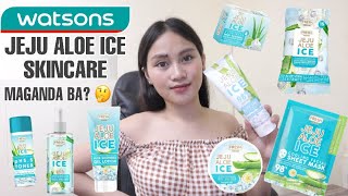 JEJU ALOE ICE REVIEW I TRIED THEM ALL  Xy Castillo [upl. by Arraeis]