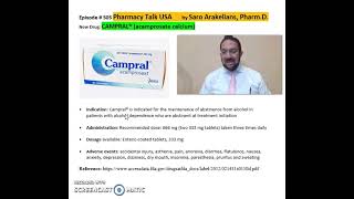 CAMPRAL® acamprosate calcium abstinence from alcohol [upl. by Cozza815]