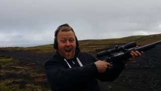 EPIC FAIL My cousin firing the 416 Weatherby Magnum [upl. by Huntlee88]