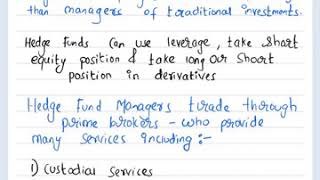 CFA Level 1  Alternative Investments  Hedge Funds  Part 1 [upl. by Nylhsoj]