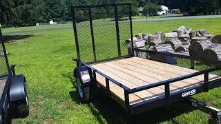 2021 Newly redesigned Next Gen Carry on 5x8 Utility trailer from Tractor Supply amp Lowes [upl. by Enirehtakyram]