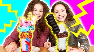 Haschak Sister vs Haschak Sister ULTIMATE Milkshake Challenge [upl. by Nofets]