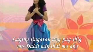 Dahil Minahal Mo Ako with Lyrics KaraokeMinus One [upl. by Arrim]