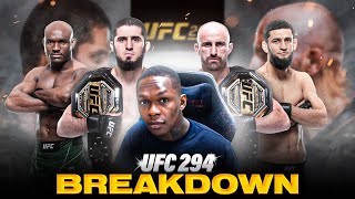 Volk Will Knock Out Islam Inside 3 Rounds  Israel Adesanyas UFC 294 Fight Breakdown amp Picks [upl. by Jesselyn]