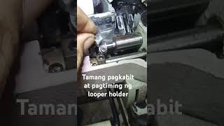 Paano magpalit at mag timing ng looper holder sa karayom [upl. by Airat]