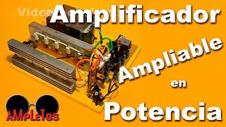 Amplificador de 300W ampliable en potencia hasta 1500W [upl. by Navi]