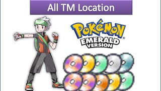 All TMs Locations in Pokemon Emerald [upl. by Kalagher]