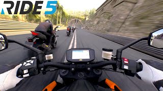 Ride 5  KTM 1290 SUPER DUKE R 2019  French Riviera Full Circuit Race replay [upl. by Joao]