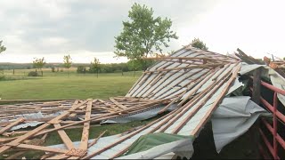 Storms bring hail and high winds to parts of southwest Missouri [upl. by Terese]