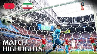 Morocco v IR Iran  2018 FIFA World Cup  Match Highlights [upl. by Philemol551]