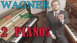 Wagner  Ride of the Valkyries on 2 Pianos [upl. by Bucher648]