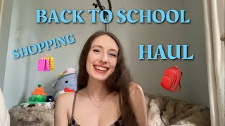 BACK TO SCHOOL clothing haul  Michaela Hughes [upl. by Torhert]