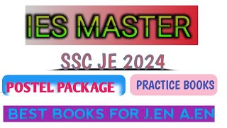 IES MASTER SSC JE 2024 POSTAL PACKAGE  PRACTICE BOOKS IESMaster01  civil engineering [upl. by Halla]