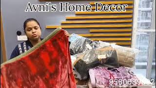 Winter saleAvnis Home Decor blanketsComfortersAll India Delivery available [upl. by Riamo]