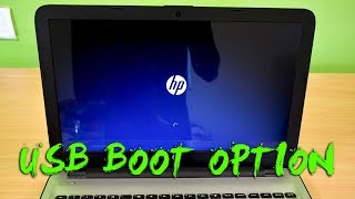 How To Install Windows 10 on HP Notebook 15 from USB Enable HP Laptop Boot Option [upl. by Millham]