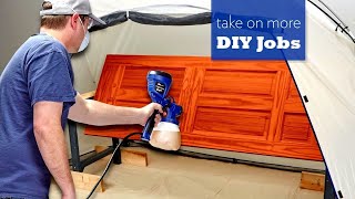 HomeRight Super Finish Max Paint Sprayer  Review amp How to Spray [upl. by Miof Mela]