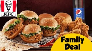 KFC Family Deals  KFC Pakistan Review  KFC [upl. by Maure]