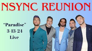 NSYNC Reunion quotPARADISEquot  Reaction Video [upl. by Oruhtra]