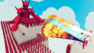 100x THE DEVIL  2x GIANT vs 3x EVERY GOD  Totally Accurate Battle Simulator TABS [upl. by Notniuqal939]