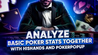 Analyze basic poker stats in MTT together with HisHands and PokerPopUP [upl. by Roth976]