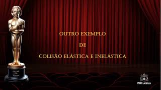 OscarFísicaEXPERIMENTO Colisão elástica e inelástica [upl. by Epoillac]