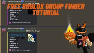 FAST ROBLOX GROUP FINDER SOURCE CODE SEE DESC [upl. by Odraode267]