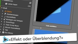 Pinnacle Studio 20 Deutsch Video Tutorial Unterschied von Video Effekt und Übergangseffekt [upl. by Yrocaj381]