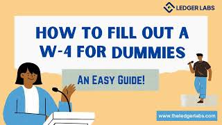 How to Fill Out a W4 Form for Dummies  StepbyStep Guide [upl. by Aerdnak219]