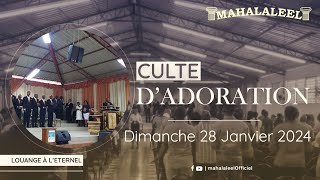 Culte dAdoration du Dimanche 28 Janvier 2024 [upl. by Golanka]