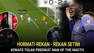 Kerendahan Hati quotIbrahima Konatequot Tolak Predikat Man Of The Match Demi RekanRekan Setim Dilaga FA👋 [upl. by Strep631]