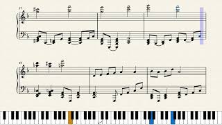 Hatikvah  Piano Sight Reading Tutorial [upl. by Hickie]